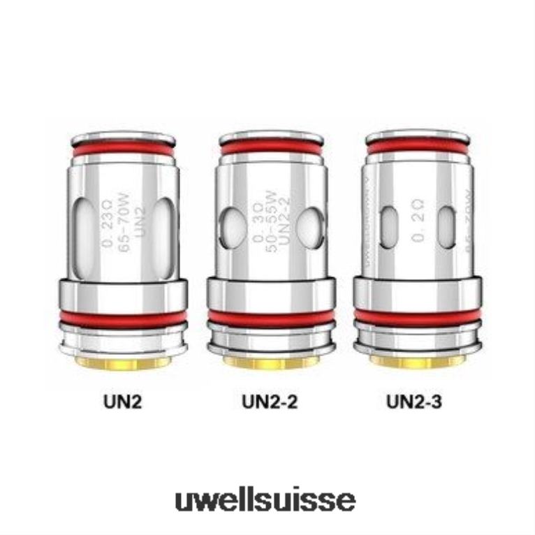 UWELL CROWN V bobine | paquet de 4 un2 maillé 0,23 ohm NLB2N67 - UWELL Cigarette Électronique