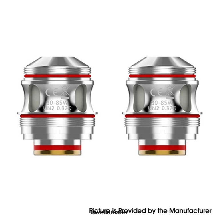 UWELL VALYRIAN 3 bobines de remplacement | Paquet de 2 SS316L 0,32 ohm NLB2N21 - UWELL Vape Jetable