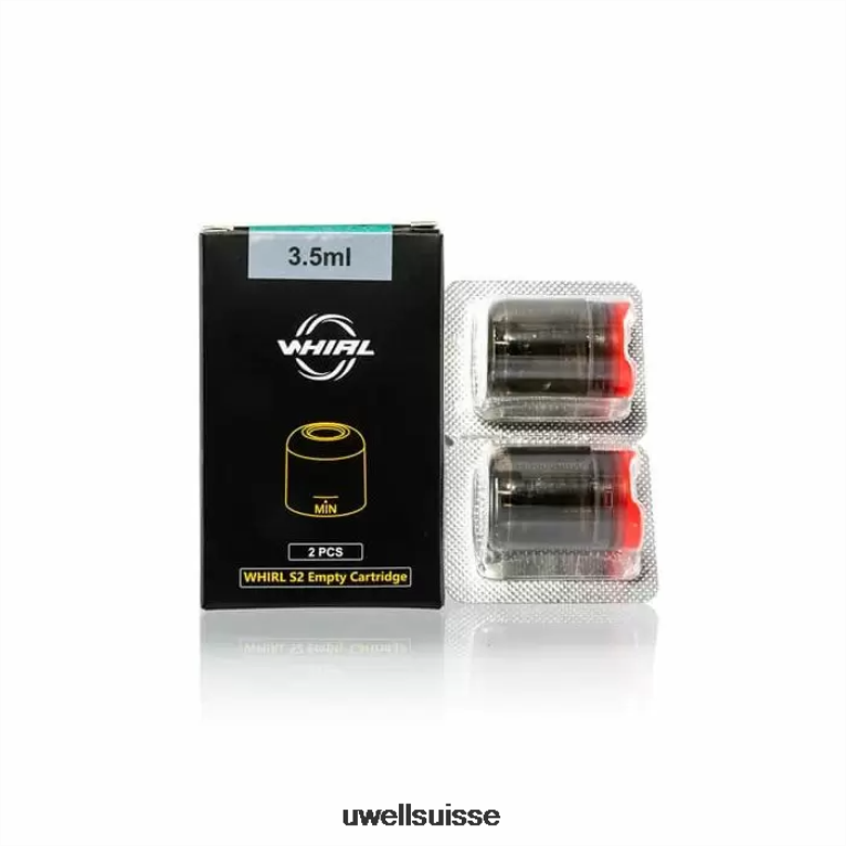 UWELL WHIRL S2 cartouche (3,5 ml) (paquet de 2) 3,5 ml NLB2N248 - UWELL Suisse