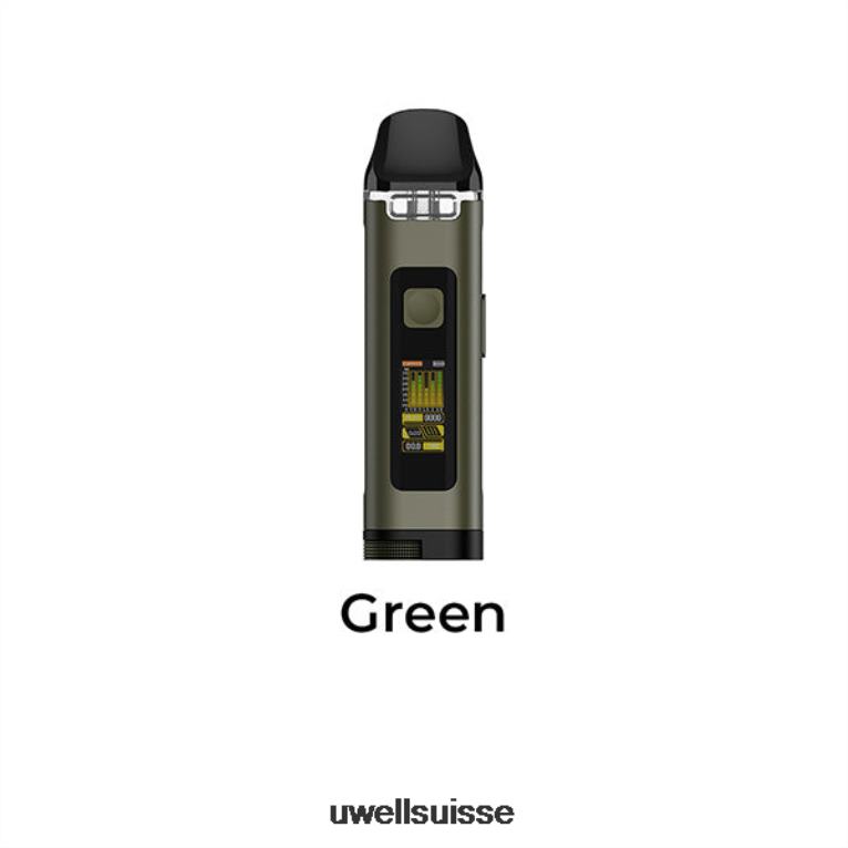 UWELL CROWN D kit de dosettes vert NLB2N119 - UWELL Genève