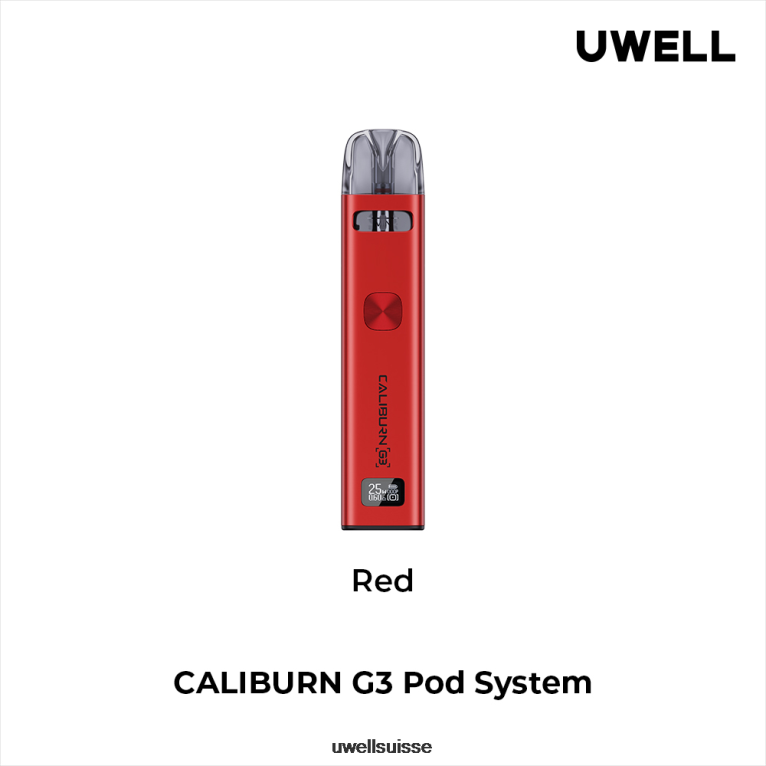 UWELL CALIBURN G3 trousse rouge NLB2N137 - UWELL Cigarette Électronique