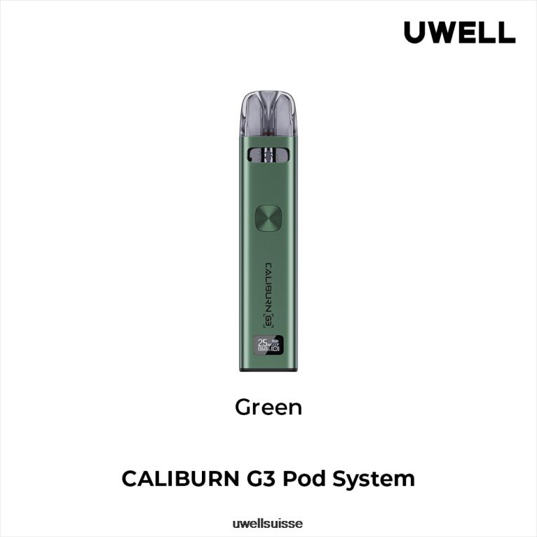 UWELL CALIBURN G3 trousse vert NLB2N136 - UWELL Vape Flavors